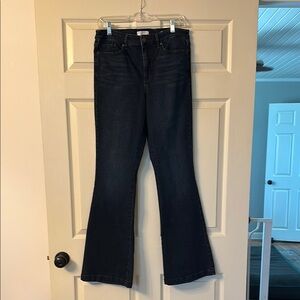 Sofia by Sofia Vergara Blue Flare Wide Leg Jeans‎